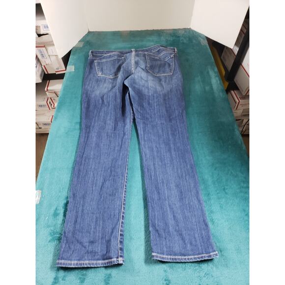 Kut From The Kloth Jeans Size 14 Womens Blue Pants Denim Catherine Straight - Picture 10 of 13